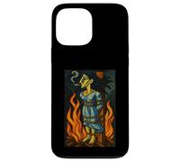 Witch Lighting Cigarette with Flames Occult Unholy Funny Coque pour iPhone 13 Pro Max