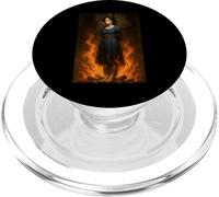 Witch Lighting Cigarette with Flames Occult Unholy Funny PopSockets PopGrip pour MagSafe