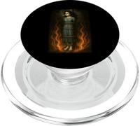 Witch Lighting Cigarette with Flames Occult Unholy Funny PopSockets PopGrip pour MagSafe