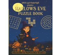 Witch Lyra Emberlight presents, HALLOWS EVE PUZZLE BOOK: “Halloween Word Search & Puzzle Book with 100+ Riddles, Cryptograms & Brain Games | Large Print 8.5x11 | Fun for Adults, Teens & Kids”
