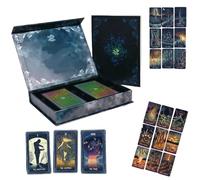 Witch Mirra Visions : Tarot lenticulaire et Oracle Deck avec images animées - 79 cartes animées pour les chemins passés/présents/futurs, outils de divination pour tous les niveaux de compétence