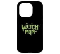 Witch Mom Halloween Holiday Custom USA Coque pour iPhone 15 Pro