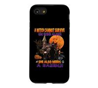 Witch on Wine She Also Needs A Basenji Dog Halloween Costume Coque pour iPhone SE (2020) / 7/8