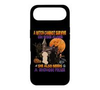 Witch on Wine She Needs A Bichon Frise Dog Halloween Costume Coque pour iPhone Air
