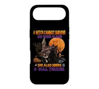 Witch on Wine She Needs A Bull Terrier Dog Halloween Costume Coque pour iPhone Air
