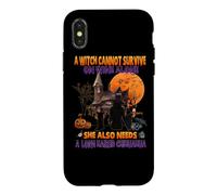 Witch on Wine She Needs A Chihuahua Dog Halloween Costume Coque pour iPhone X/XS