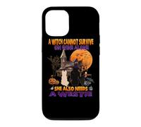 Witch on Wine She Needs A Westie Dog Halloween Costume Coque pour iPhone 12/12 Pro