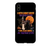 Witch on Wine She Needs A Westie Dog Halloween Costume Coque pour iPhone XS Max