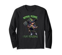 Witch Please I Play Pickleball for Fun Pickleballer Witches Manche Longue