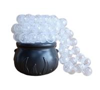 Witch Pot - Explorez votre décoration de créativité Halloween Witchs Kettle | Porte-bonbons de pots de sorcières avec décoration de balle transparente pour les fêtes sur le thème des sorcière