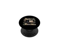 Witch Potion Bibliothèque effrayante Halloween Sorcellerie Sorcellerie PopSockets PopGrip Adhésif