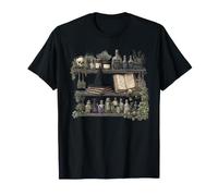 Witch Potion Bibliothèque effrayante Halloween Sorcellerie Sorcellerie T-Shirt