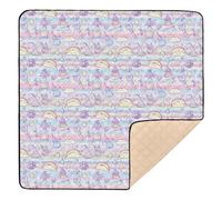 Witch Potion Grand tapis de gymnastique et d'activités pour bébé Motif dessin animé Léger 127 x 127 cm
