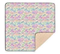 Witch Potion Grand tapis de sport antidérapant pour bébé pour intérieur et extérieur 1 pièce 127 x 127 cm