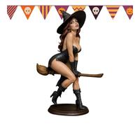Witch Statue Resin Gothique Fairy Figurine Halloween Décoration d'intérieur