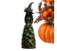 Witch Statue | Resin Halloween Table Decor | For Home Fireplace Porch