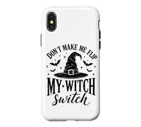 Witch Switch Costume d'halloween Citrouille Squelette fantôme Horreur Coque pour iPhone X/XS