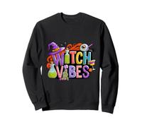 Witch Vibes Chemise épaisse et Amusante pour Halloween Sweatshirt