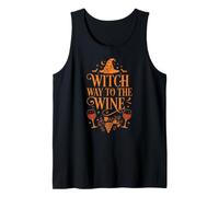 Witch Way to The Wine Halloween Season Women Débardeur