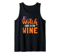 Witch Way To The Wine Tenue pour femme pour Halloween Débardeur