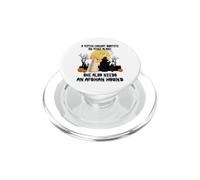 Witch Wine and Afghan Hound Dog Mom Funny Halloween Costume PopSockets PopGrip pour MagSafe