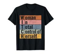 Witch Woman in total control of herself drôle féministe rétro T-Shirt