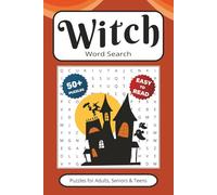 Witch Word Search Games: Puzzles With Easy to Read Print about Witches, Warlocks & More | 6x9 inches 110 pages | Gift for Vacations, Holidays, Leisure