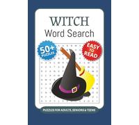 Witch Word Search Puzzle Book: 50+ Word Searches with Easy to Read Print about Witchcraft, Magic, Mysteries and More I 6x9 inches, 110 pages I Perfect gift for Fantasy Fans and Halloween Enthusiasts