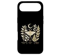 Witchcore Moon Moth Botanicals Croissant de Luna Coque pour iPhone Air