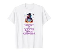 Witchcraft Magic Don't Make Me Spell Kindness Witch Vibe T-Shirt Graphique avec Valeur, Homme, Blanc, S