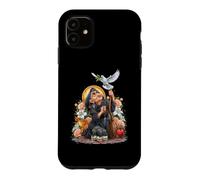 Witchcraft Wicca Coquette Cartoon Skulls Bougies Coeur Roses Coque pour iPhone 11