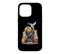 Witchcraft Wicca Coquette Cartoon Skulls Bougies Coeur Roses Coque pour iPhone 14 Pro Max
