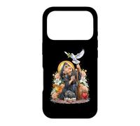 Witchcraft Wicca Coquette Cartoon Skulls Bougies Coeur Roses Coque pour iPhone 17 Pro