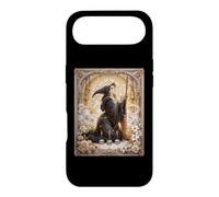 Witchcraft Wicca Coquette Penatgram Chapeau de Balai étoiles crânes Coque pour iPhone Air