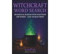 Witchcraft Word Search Puzzle Book: Word Searches with Easy to Read Print about , Witches, spells and potions, Halloween and more | 6x9 inches, 150 ... Gift for Vacations, Holidays and Free Time