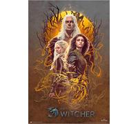 Witcher, The - Poster - 2 - groupe + 2 pcs poster strips aluminium 63 cm