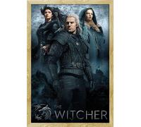 Witcher, The - Poster - Connected by Fate + cadre interchangeable, Shinsuke® Maxi MDF hêtre, vitre acrylique