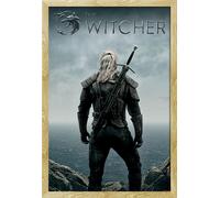 Witcher, The - Poster - On the Precipice + cadre interchangeable, Shinsuke® Maxi MDF hêtre, vitre acrylique