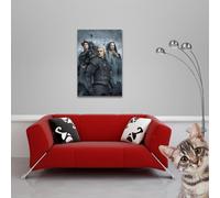 Witcher, The - Poster - Personnages + 2 St Posterleisten Holz 61 cm schwarz