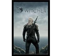 Witcher, The - Poster - Teaser + cadre interchangeable, Shinsuke® Maxi MDF noir, vitre acrylique