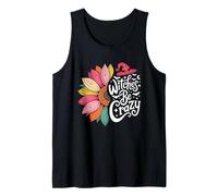 Witches Be Crazy Halloween Witch Sunflower Funny Girls Party Débardeur