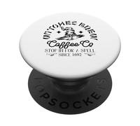 Witches Brew Coffee Co s'arrête pour Un Sort Depuis 1692 Meme PopSockets PopGrip Adhésif