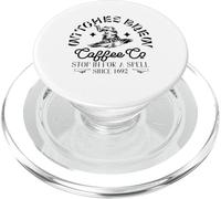 Witches Brew Coffee Co s'arrête pour Un Sort Depuis 1692 Meme PopSockets PopGrip pour MagSafe