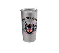 Witches Brew Coffee Cup Witchy Mug Halloween Mom Witch Brew Gobelet isotherme en acier inoxydable double paroi