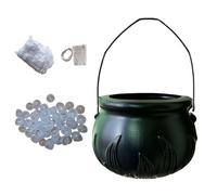 Witches Cauldron | Halloween Outdoor Halloween Hitch Holdle Candy Holder Bobble Bottle Props Decoration for Events Haunted Houses Yard Innoor Cuisine Intérieur Porche