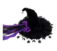 Witches Hat - Gothic Bow Cosplay Costume | Carnival Witch Headwear