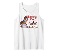 Witching You A Happy Halloween RIP Cimetiere Grave Yard Fun Débardeur