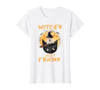 Witch's Best Friend Halloween Corgi Dog Witch in Pocket T-Shirt Graphique avec Valeur