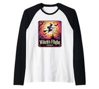 Witch's Flight Tonic Magical Journey Halloween Manche Raglan