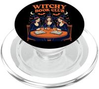 Witchy Book Club Witches Halloween Coffee Lecture PopSockets PopGrip pour MagSafe